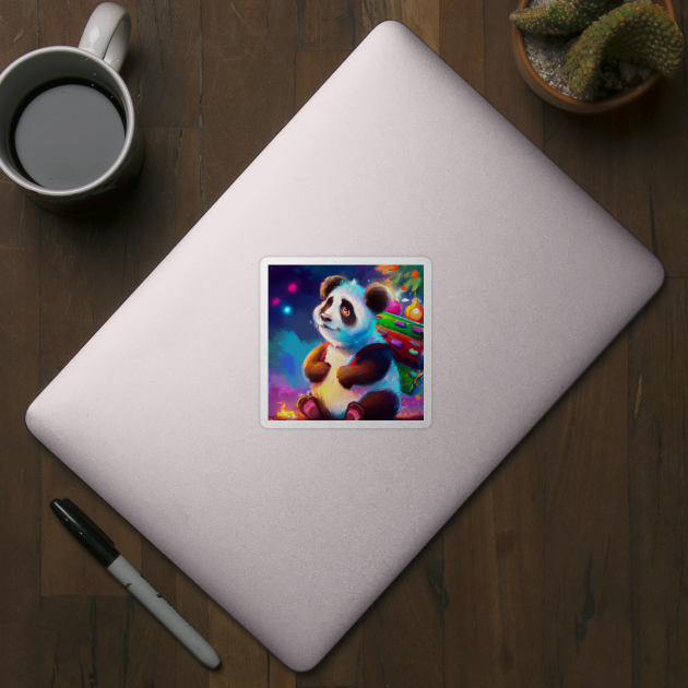 Cute Panda Drawing by Play Zoo